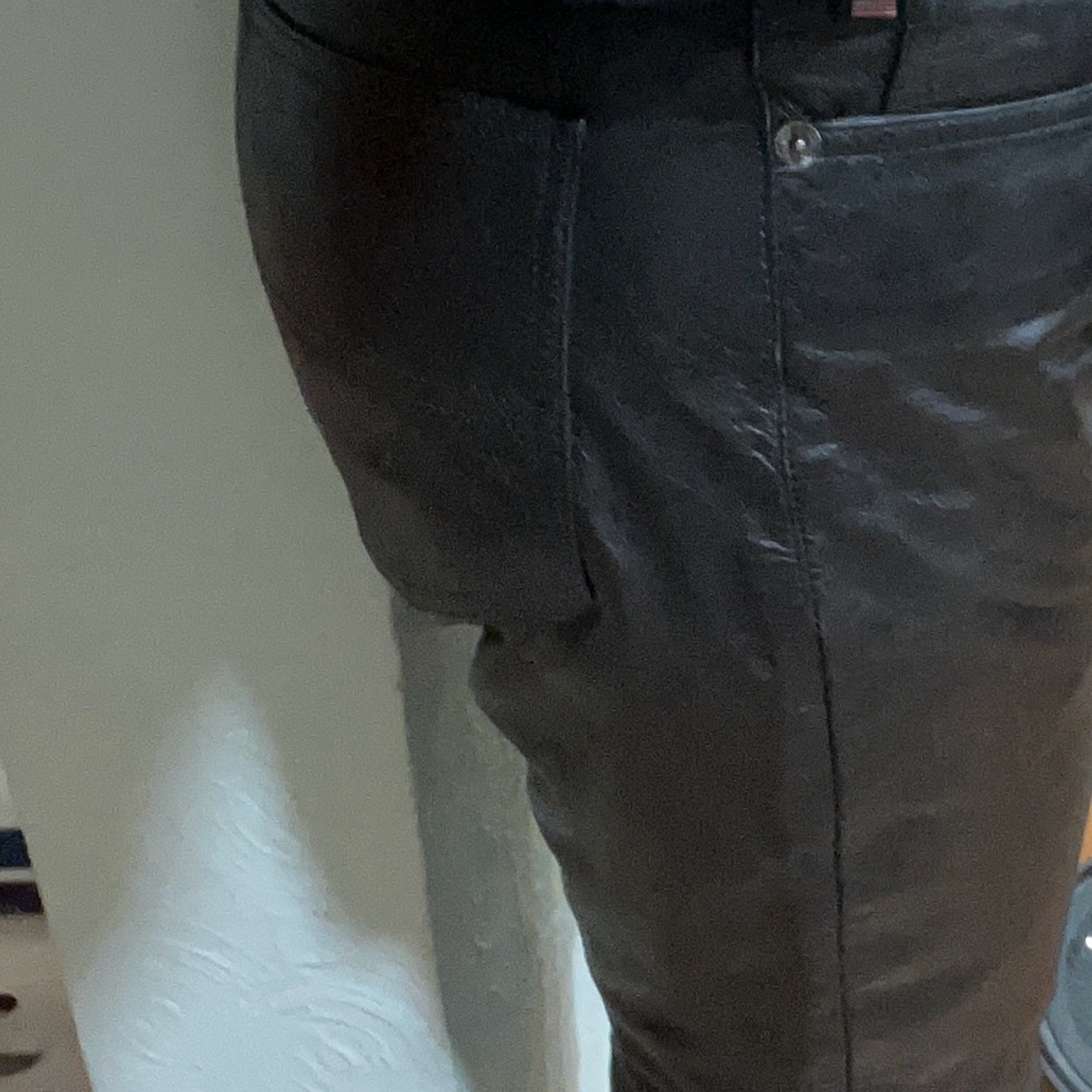 Polo by Ralph Lauren Black Leather Pants - Picture 7 of 17